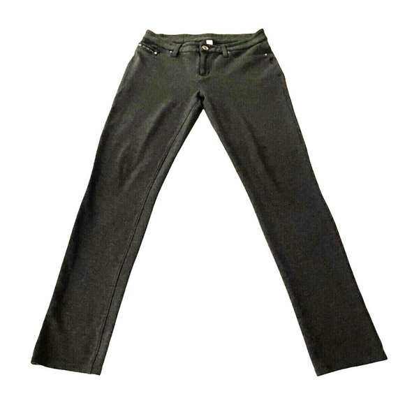 Calvin Klein Skinny Jean Style Stretch Leggings Charcoal Grey Heather Size 27 - Picture 1 of 5